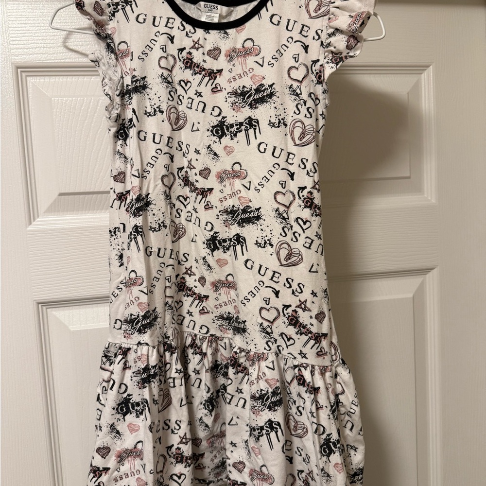 GUESS Kids Dress with Black and Pink Accents
